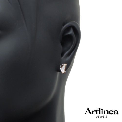 Multi-Stein-Ohrringe mit Diamanten
