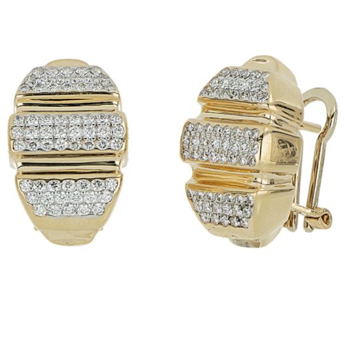 Ohrringe aus Gold und Diamanten - OD497