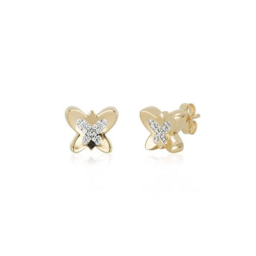 Schmetterlingsohrringe aus Gold und Diamanten - OD851