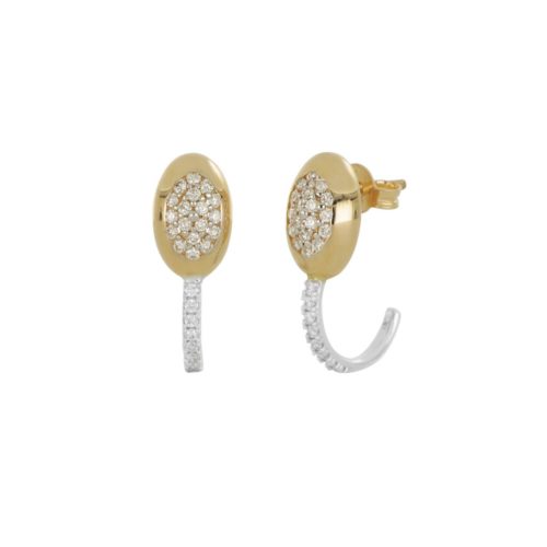 Ohrringe aus Gold und Diamanten - OD861