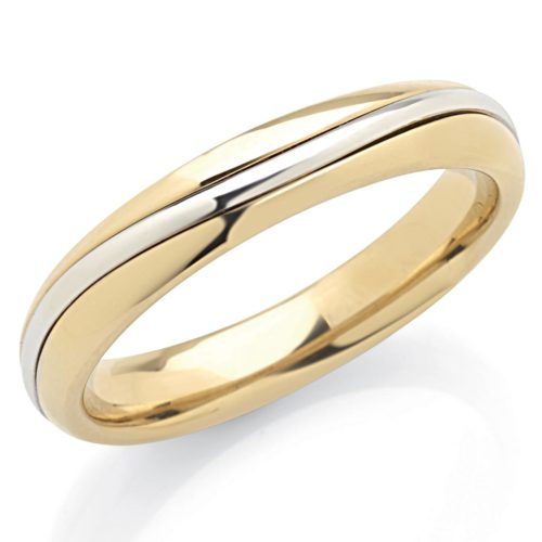 4,5 mm breiter Ehering aus 18 Kt Gold - ADF300