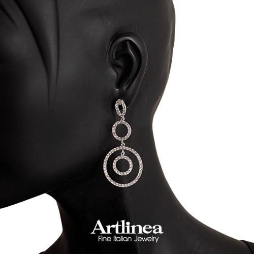 925 Silber Ohrringe mit Zirkonia