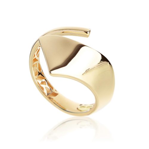 Bandring aus 18 Kt poliertem Gold - AP209