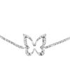 Schmetterlingsarmband aus 18 Kt Gold mit Diamanten - BD065