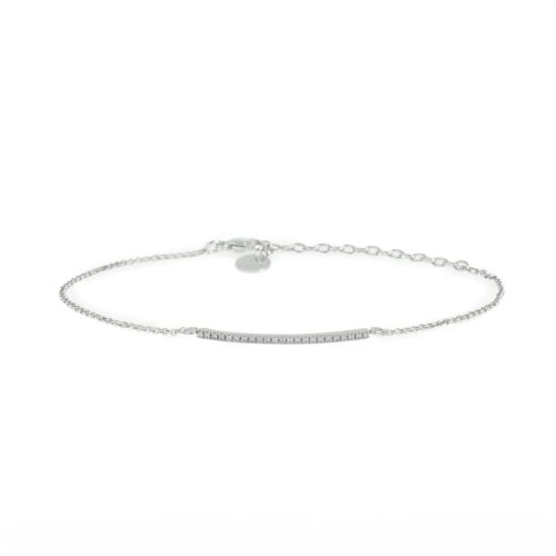 Großes Tennisarmband aus 18 kt Gold und Diamanten - BD183/DB-LB