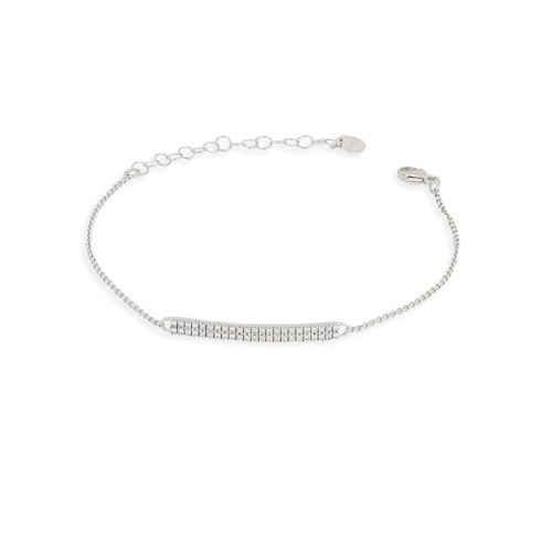 Großes Tennisarmband aus 18 kt Gold und Diamanten - BD193/DB-LB