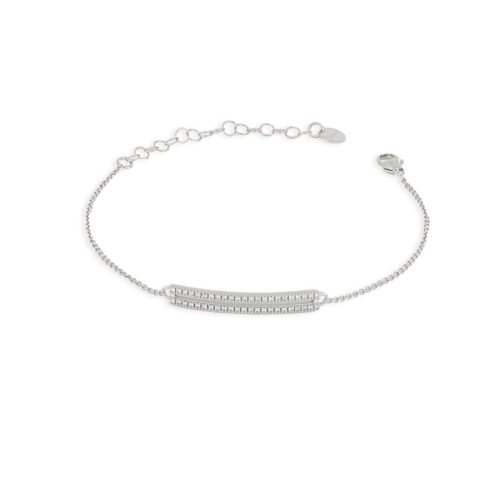 Großes Tennisarmband aus 18 kt Gold und Diamanten - BD194/DB-LB