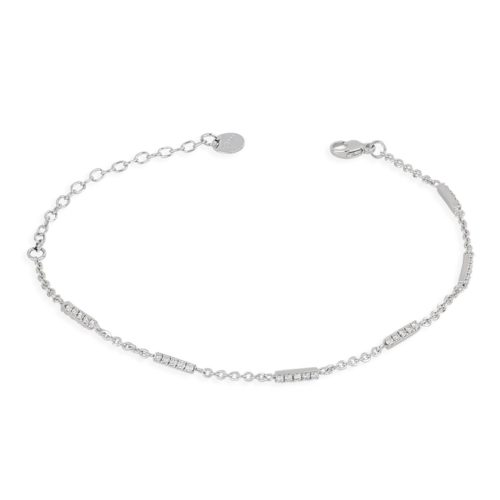 Großes Tennisarmband aus 18 kt Gold und Diamanten - BD198/DB-LB