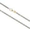 Titanhalskette mit Gold- und Diamantverschluss - CTU003