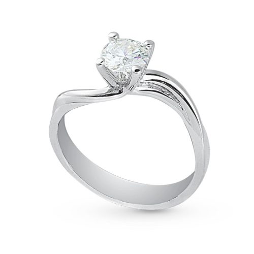 Valentino-Solitärring mit Diamant