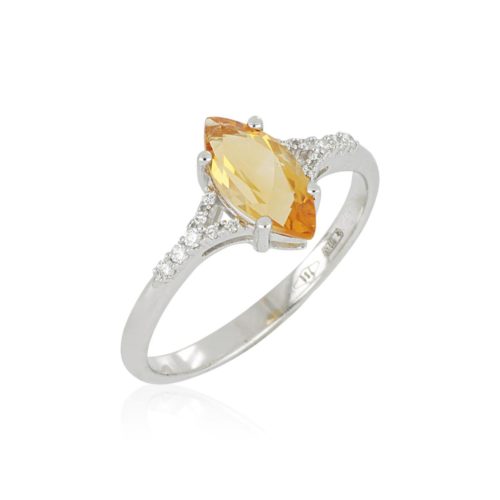 Goldring mit Diamanten und Edelsteinen