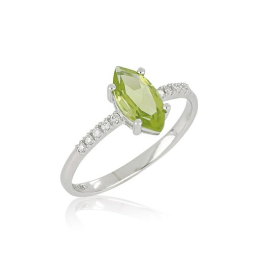 Goldring mit Diamanten und Edelsteinen