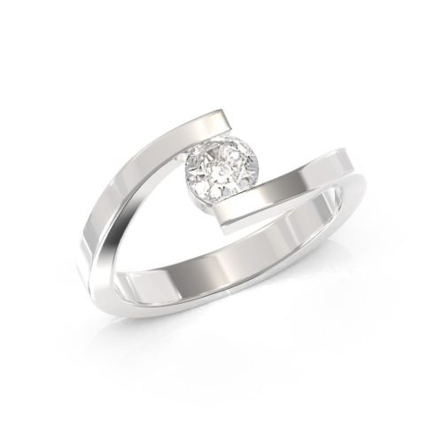 Ring mit Diamant - 690