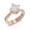 Klassischer Solitärring mit Diamant