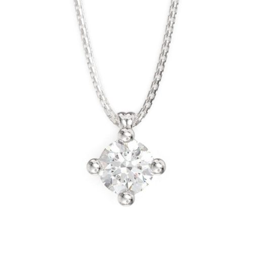 Solitär-Halskette mit Diamant