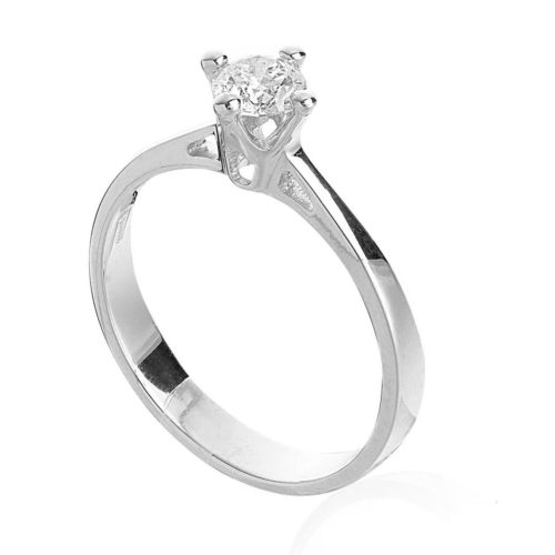 Solitärring mit Diamant