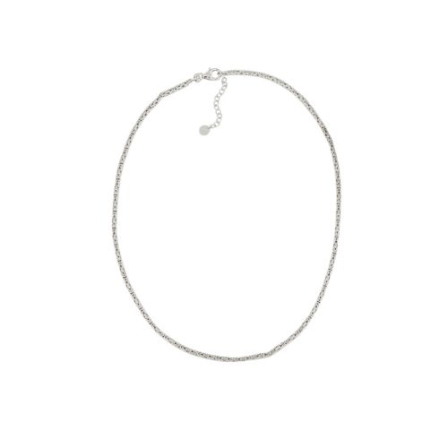 Halskette aus 925er Silber mit weißem Diamant - ZCL1463D-LB